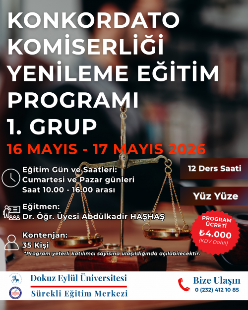 TARİHLERİ BELİRLENECEK PROG.